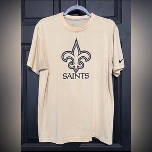 New Orleans Saints, Gold Men's Or Women's T-Shirt By Nike Size Large